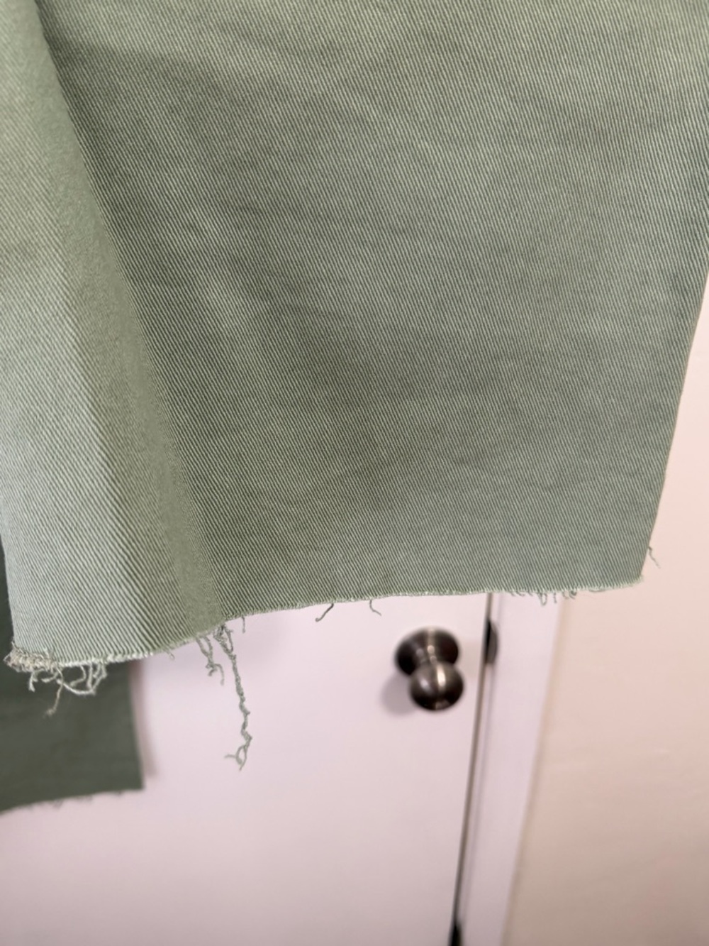 Sage Green Risen Straight Leg Jeans - Picture 9 of 10